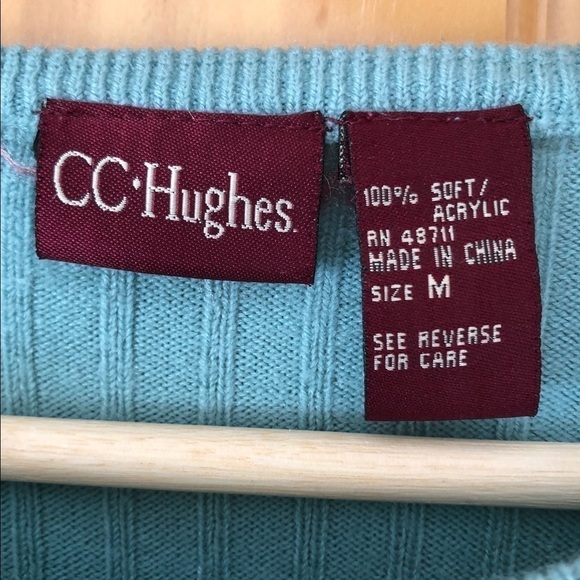 Vintage C.C. Hughes oversized soft ribbed knit sweater size medium - Picture 6 of 8